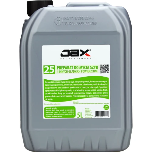 JAX Professional "25" 5л засіб для миття скла